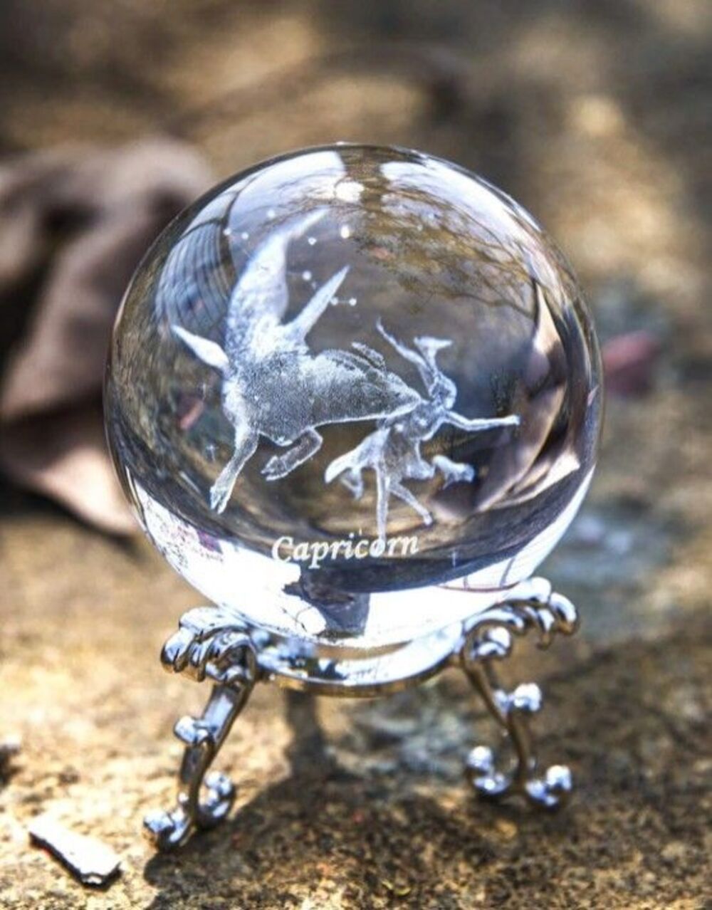 HDCRYSTALGIFTS 3D Laser Constellation Ball Crystal Paperweight Full Sphere Glass